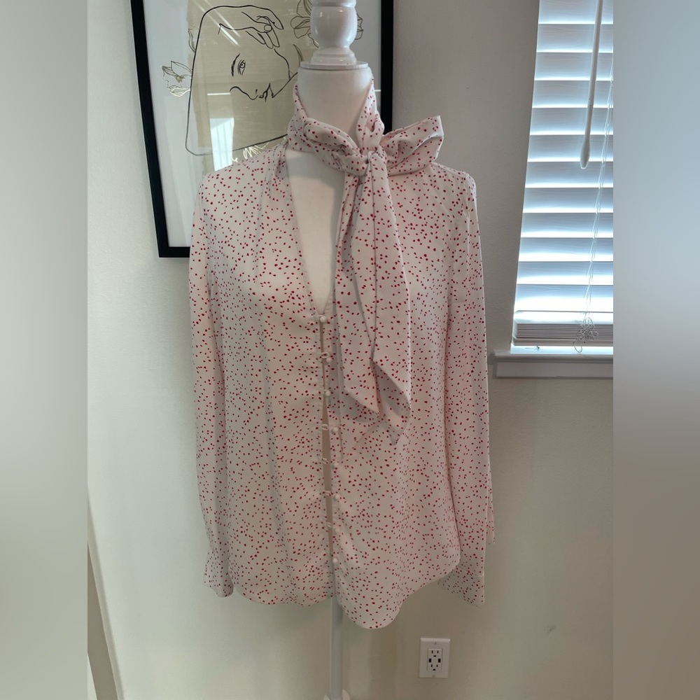 Equipment Bow Tie Blouse